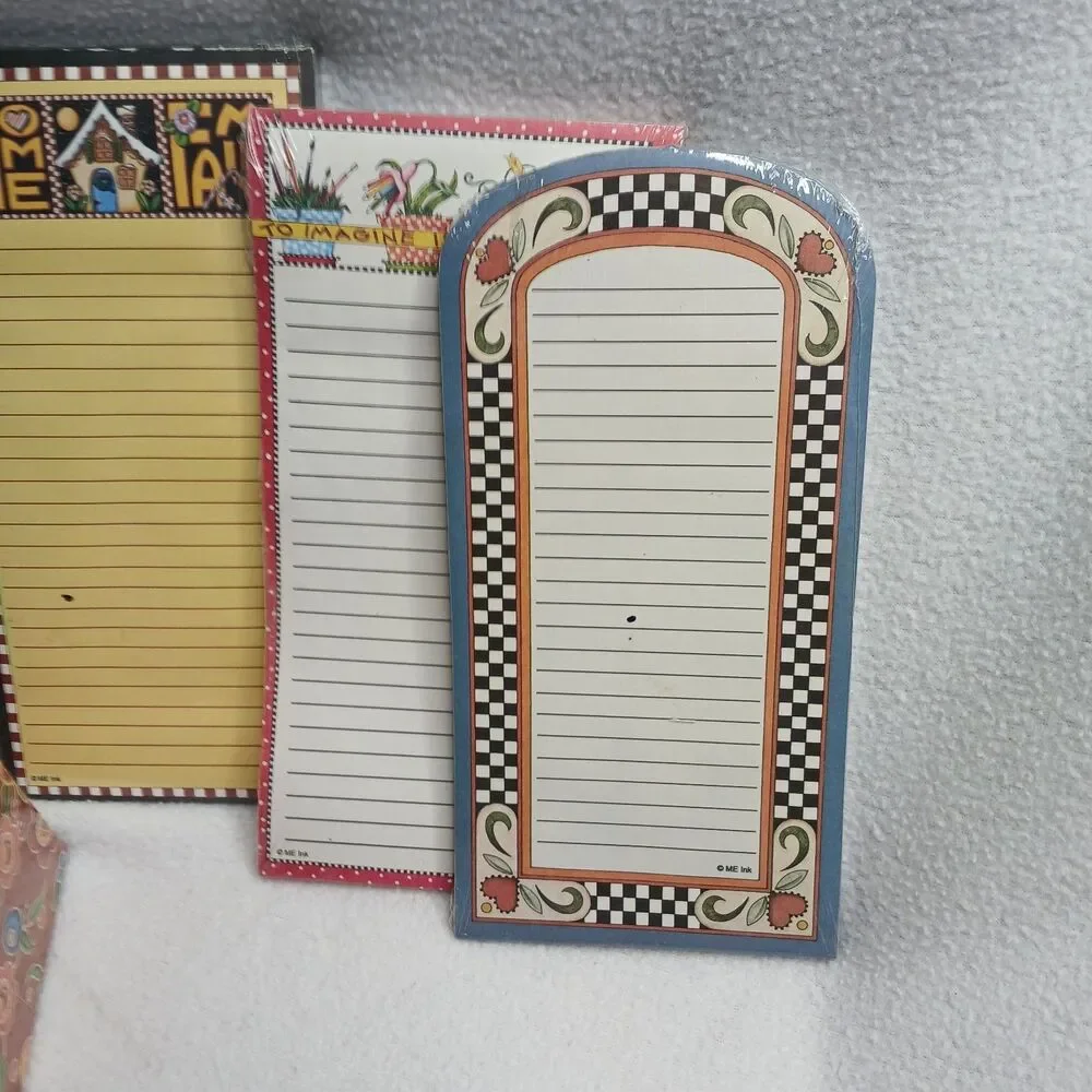 9 Piece Lot of Mary Engelbreit Stationery Box Block Notepads Y2k Vintage #2